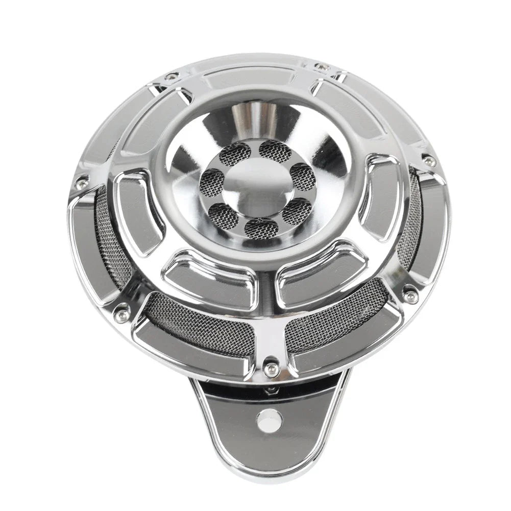 Horn Speaker Cover for Harley Sportster Dyna Big Twin 1991-2023 Chrome
