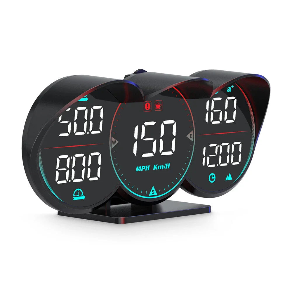 HUD GPS Heads Up Display Speedometer with Over-speed Alarm for Cars