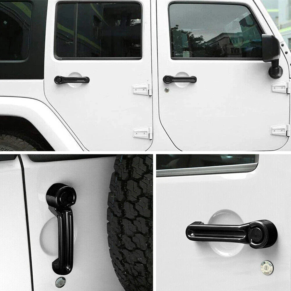 5 x Car Door Handle Cover Molding Trim Accessories for Jeep Wrangler JK (2007-2018)