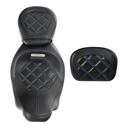 Sissy Bar Backrest Pad for Harley Touring 2009-2023 ( Seats)