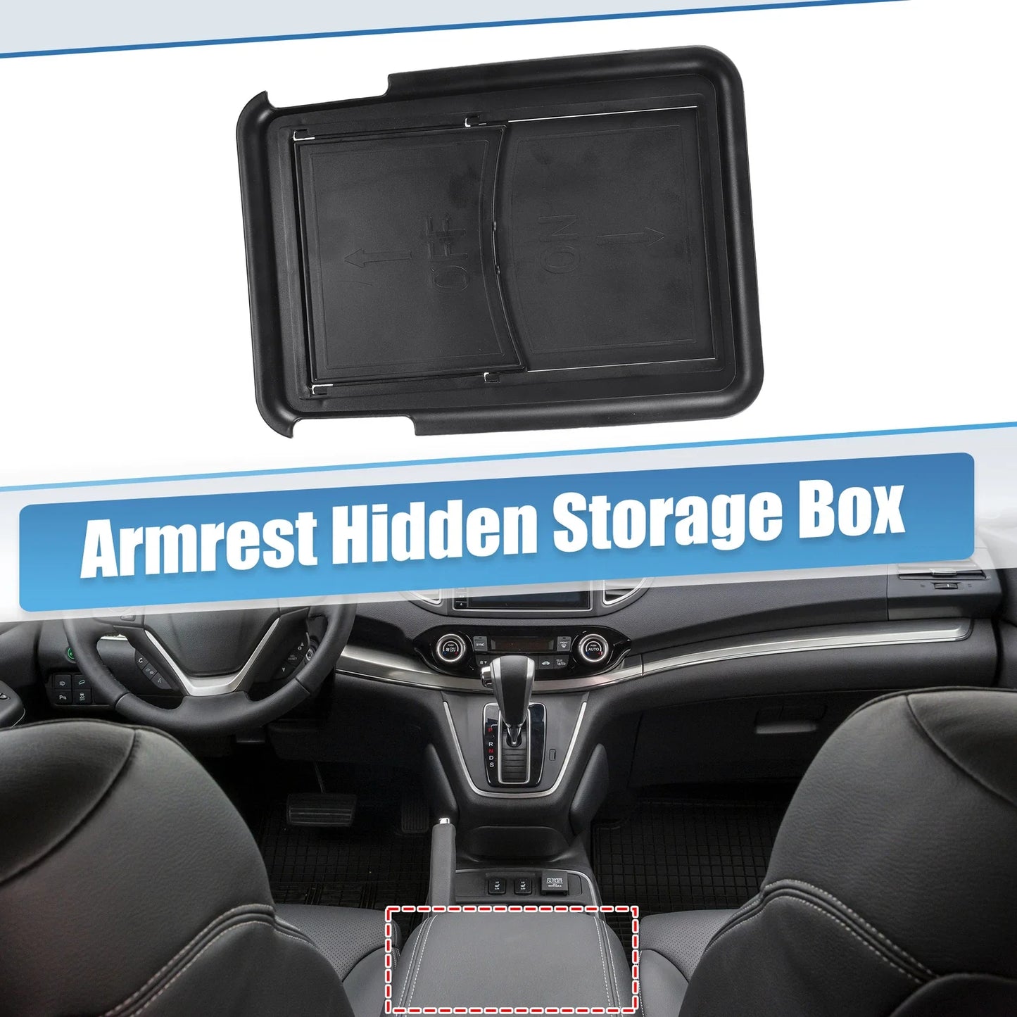 Armrest Hidden Storage Box for Honda CR-V EX Sport Hybrid EX-L Sport Touring