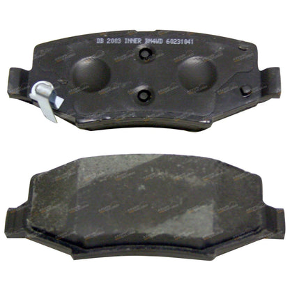 Set of 4 Rear Disc Brake Pads for Dodge Nitro (2007–2012)