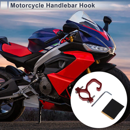 Set of 1 Arc Aluminum Alloy Motorcycle Hanging Hook for Universal Use