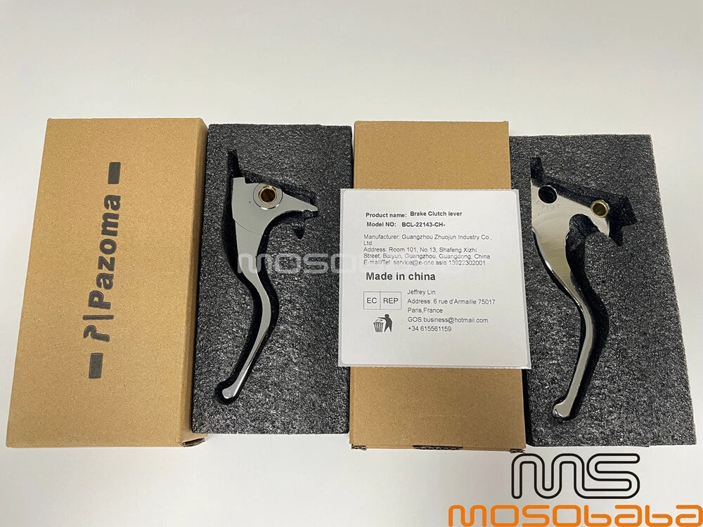 5.3'' Chrome Brake Clutch Levers for Harley Sportster XL1200NS XL1200T (2014-2023)