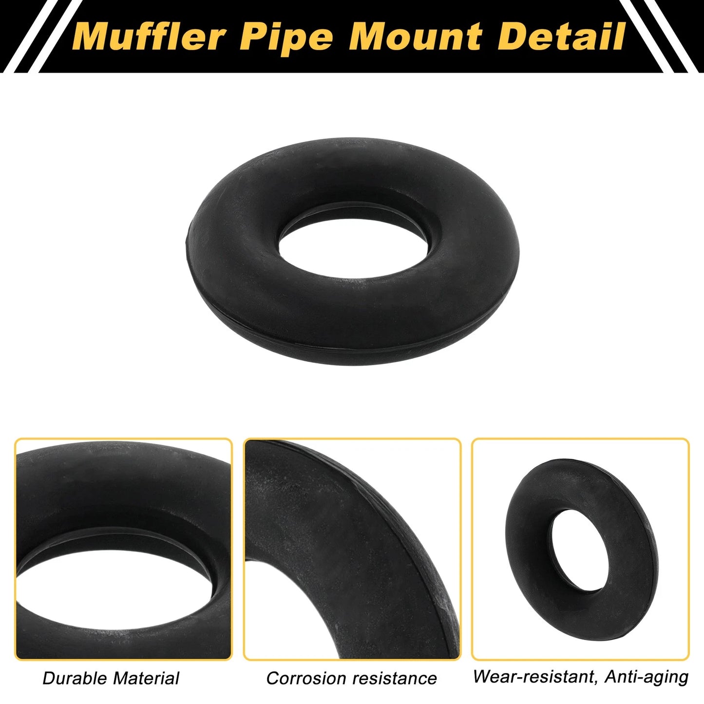 Muffler Exhaust Hanger for Mercedes-Benz 450SLC (1973–1980) 1074920082 Rubber