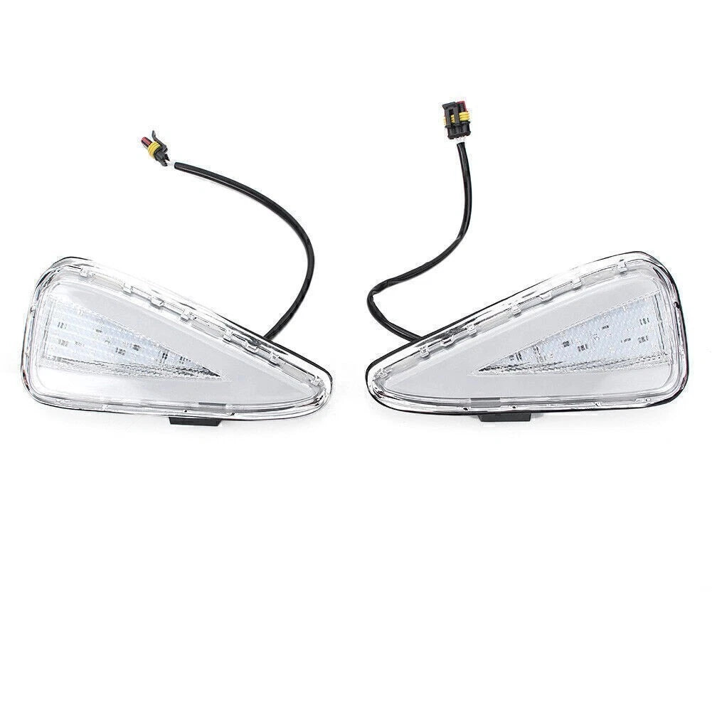 Fog Light Lamp Bezel Cover Chrome Trim Ring for Toyota Sienna SE (2011–2017)