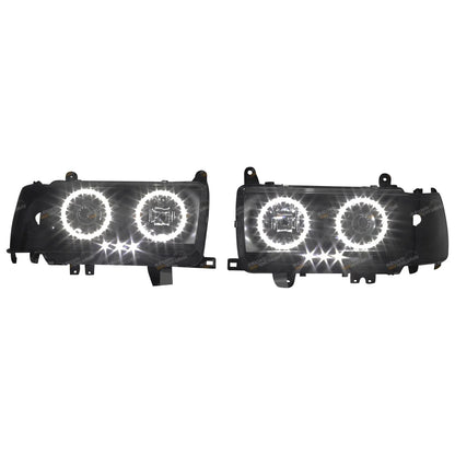 Headlights with LED for Landcruiser HZJ80R HDJ80R (1990–1998)
