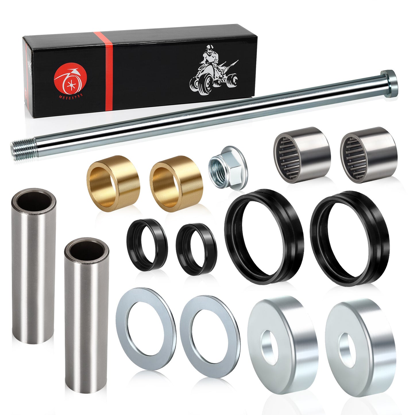 Rear Swing Arm Shaft Bearing Seal Bushing Kit for Yamaha Raptor 700 (2006–2024)