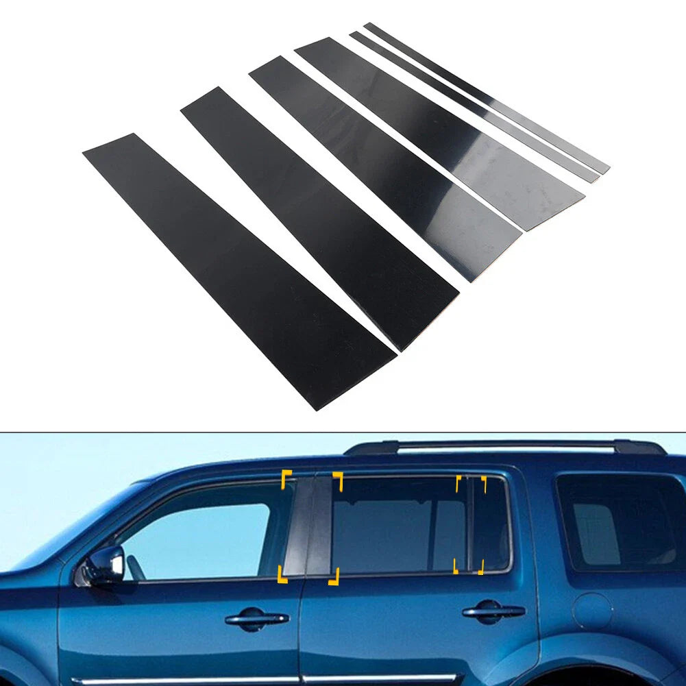 Pillar Door Window Cover Trim for Honda Pilot Ridgeline (2009-2015)
