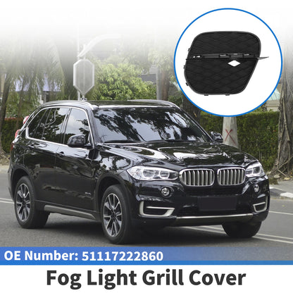 1 Pc Fog Light Grill for BMW X5 (2011–2013) No. 51117222860 Black
