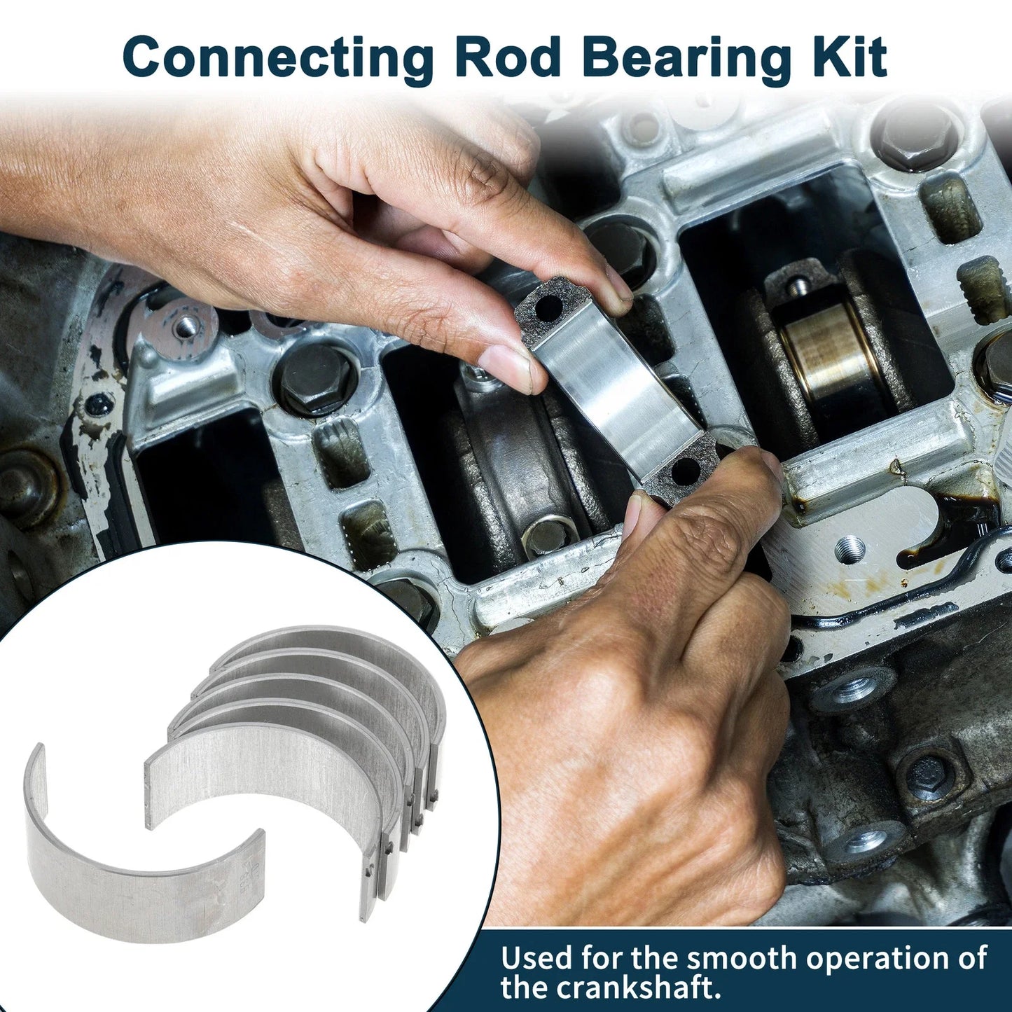 Rod Bearing Set 6 Pcs for BMW 116i