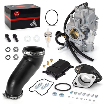 Carburetor and Intake Manifold Boot for Yamaha Warrior 350 (1987–2004)