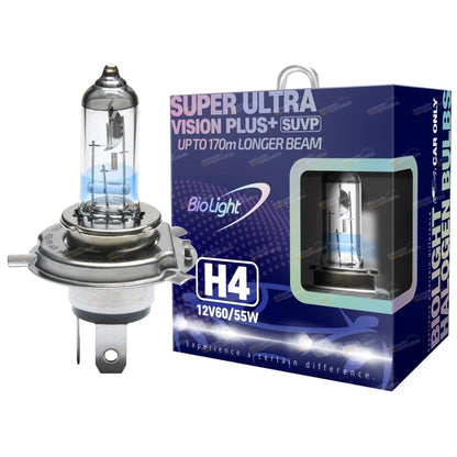 H4 Headlight 2 x Crystal Lamps for Hilux (1983–2005)