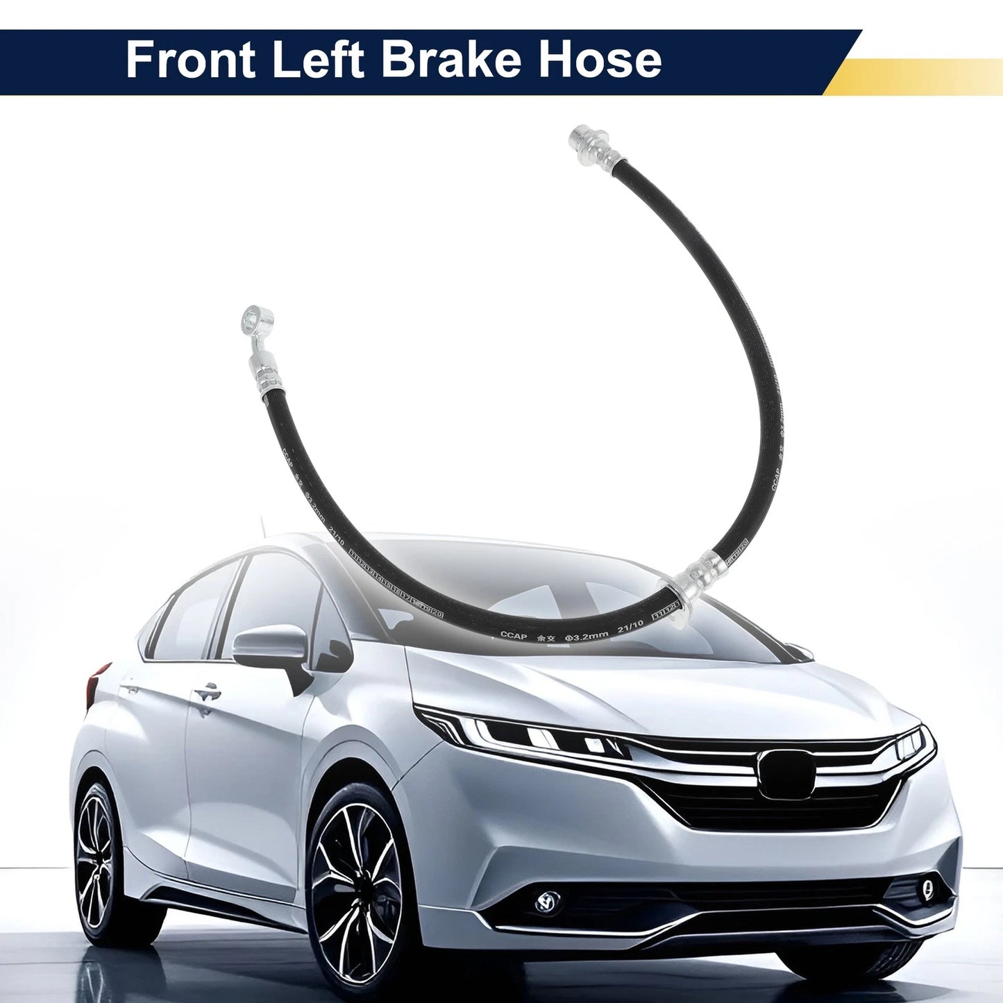 Front Left Brake Hose for Honda Crider (2013–2020) No. 01465T4NH01