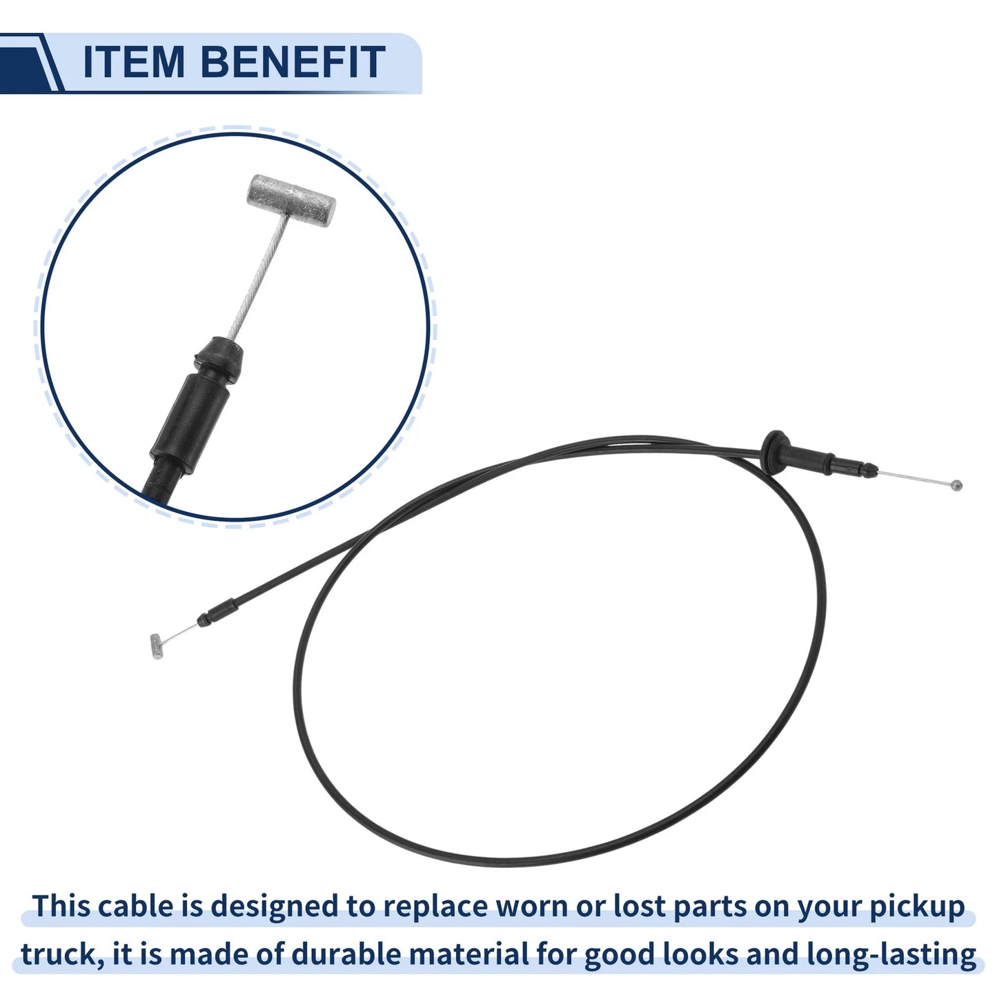 Hood Latch Release Cable for Kia Sportage (2005–2010) No. 811901F000