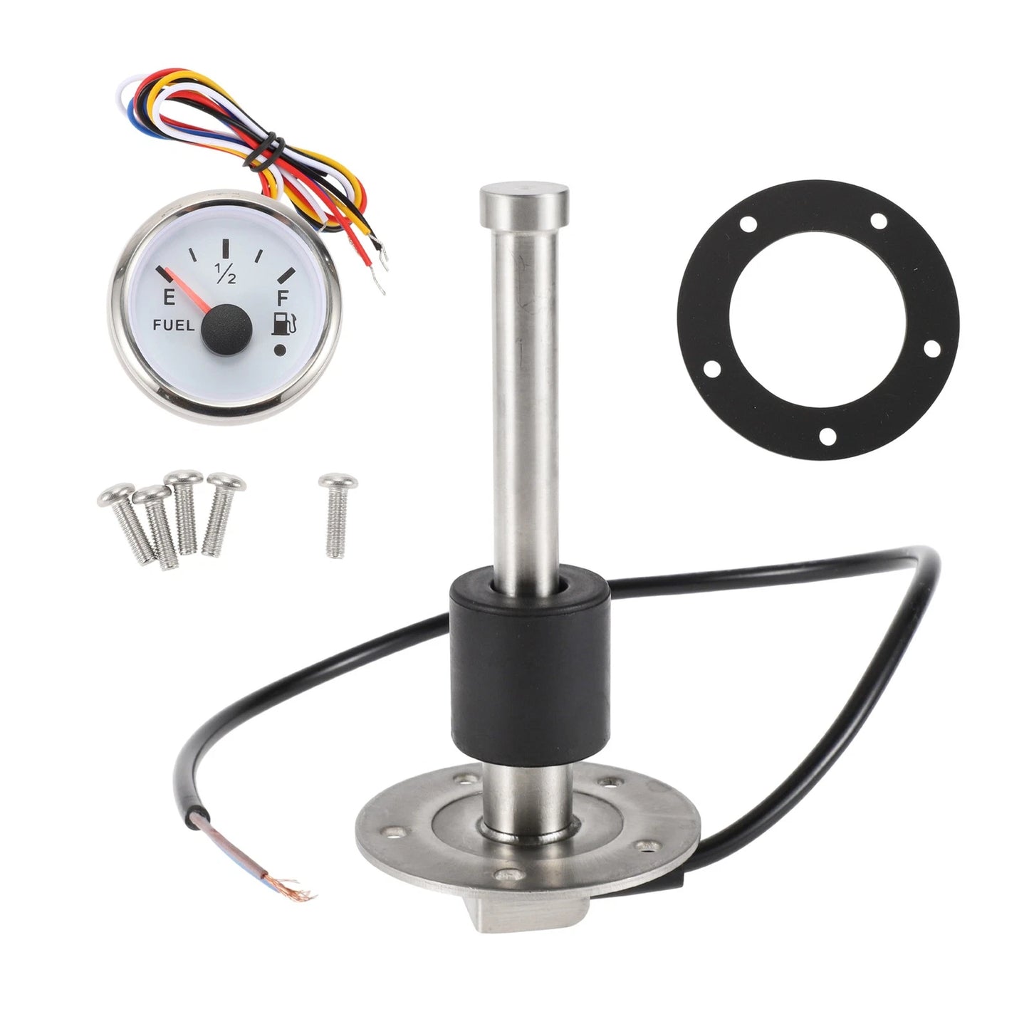 Fuel Sending Unit and Gauge Kit 240-33 Ohm 130mm Length for Boat Car