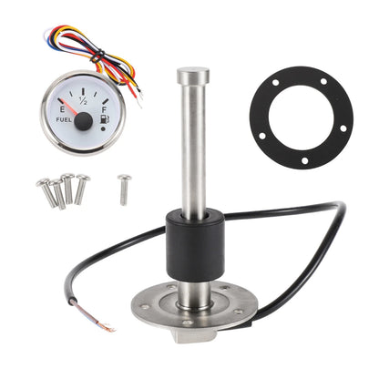 Fuel Sending Unit and Gauge Kit 240-33 Ohm 130mm Length for Boat Car