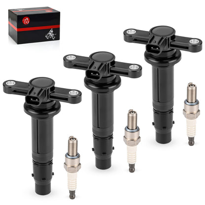 3X Ignition Coils & 3X Spark Plugs for Yamaha YXZ1000R (2016–2024)