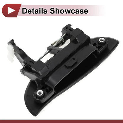 Exterior Door Handle for Hyundai Atos Rear Left Black ABS (2000-2003)