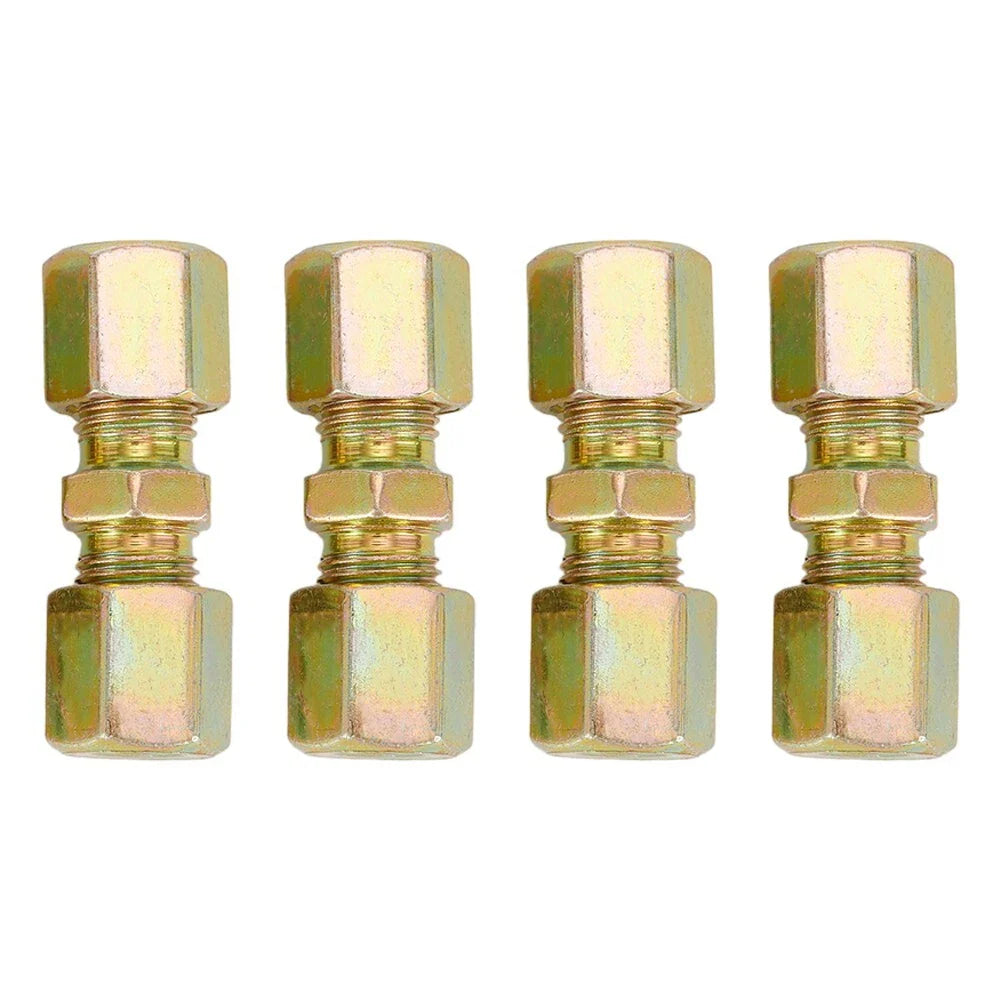 Brake Line Connector 4pcs for Brake Pipe 4.75mm