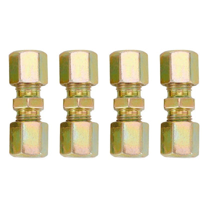 Brake Line Connector 4pcs for Brake Pipe 4.75mm
