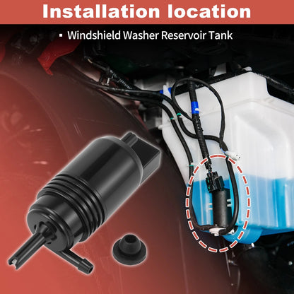 Windshield Washer Pump No.84518407 for Buick Cadillac Chevy Silverado