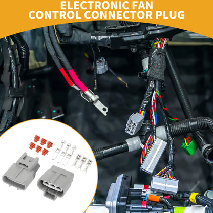 3 Pin Electronic Fan Control Connector Plug for Toyota