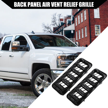 Set of 2 Back Panel Air Vent Grilles for GMC Chevrolet Silverado