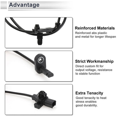ABS Wheel Speed Sensor for Honda Civic EX LX (2006–2011) No. 57455TR0013