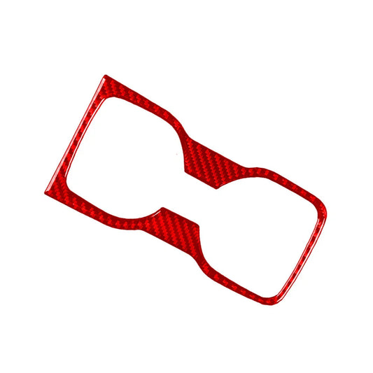 Carbon Fiber Cup Holder Cover Trim for Ford Ranger Sport (2019-2022)