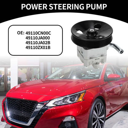Power Steering Pump with Pulley No. 49110JA000 for Nissan Altima (2007–2013)