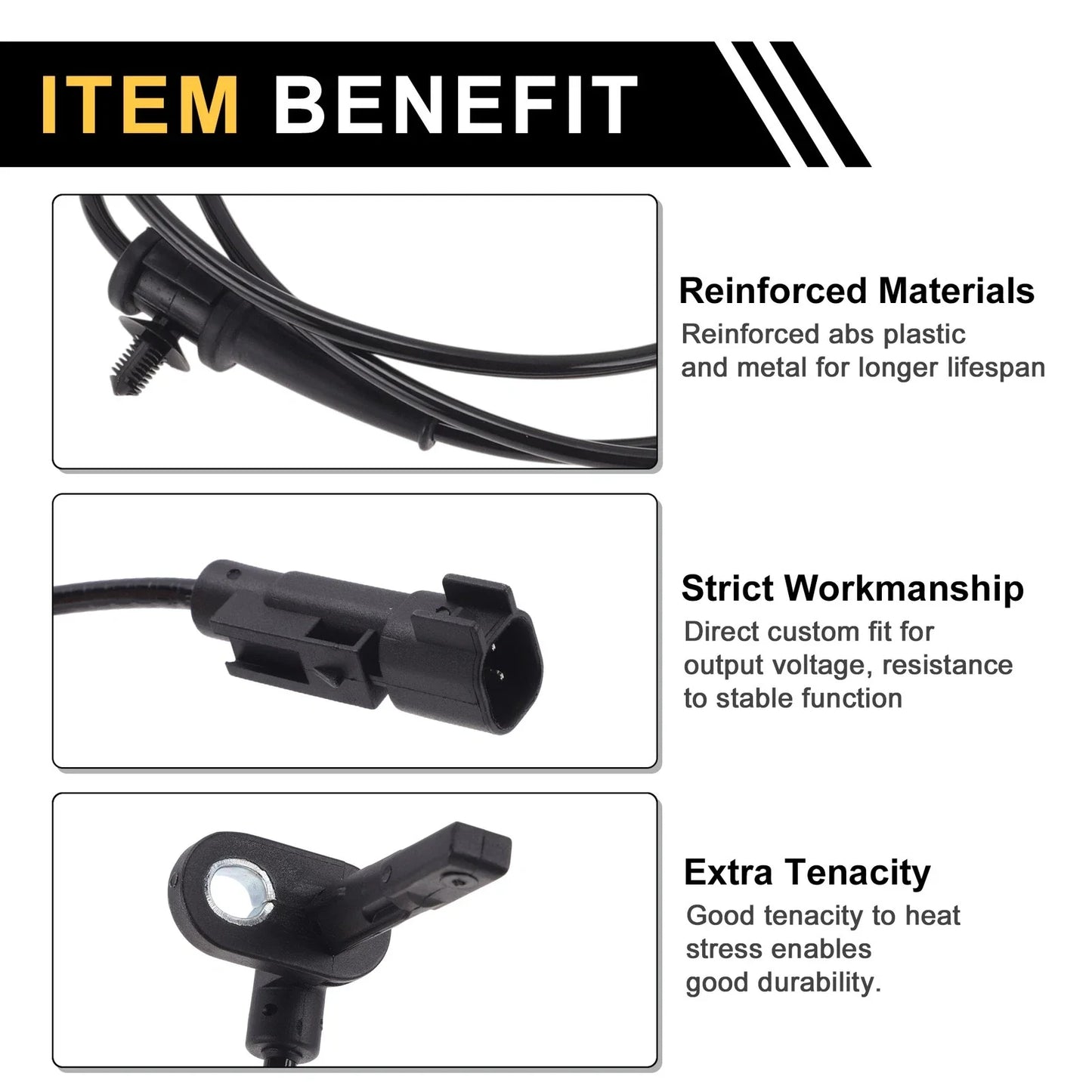 ABS Wheel Speed Sensor for Chevrolet Impala 2014-2019 1 x Left Rear Sensor
