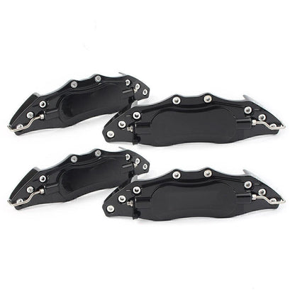 Set of 4 Metal 3D Brake Caliper Covers for Universal Fit (10.5")