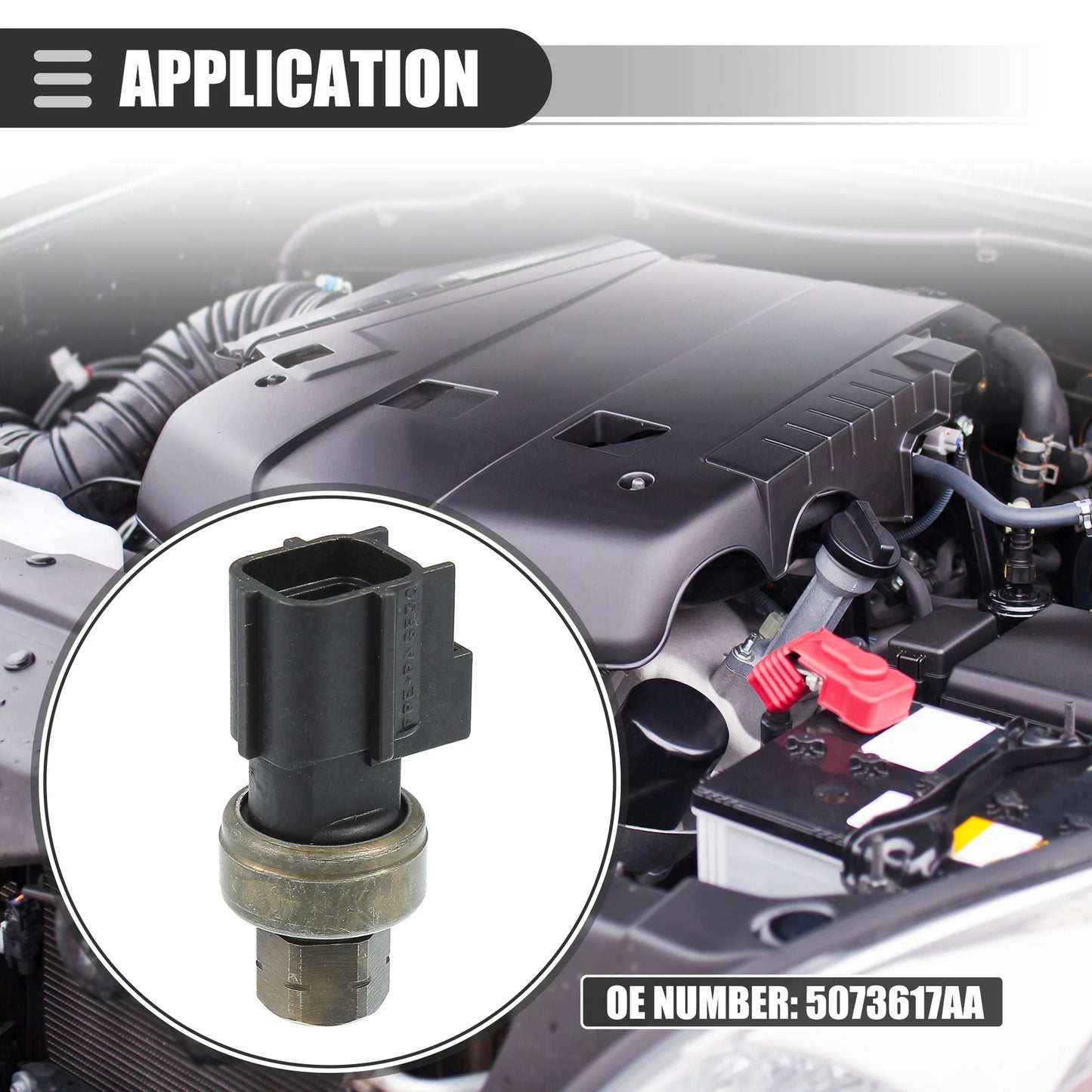 A/C Pressure Transducer Valve NO. 5073617AA for Dodge