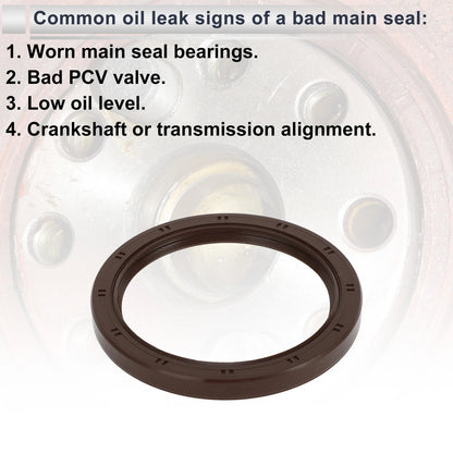 1 Pc Rear Crankshaft Oil Seal for Honda Accord (No. 91214-PAA-A01/91214-PLE-003)