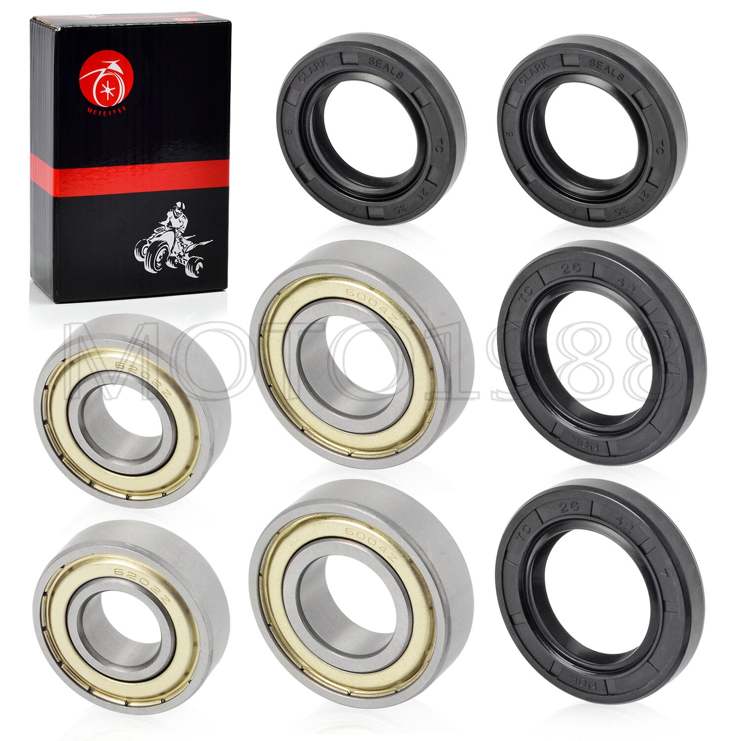 Front Wheel Bearing Seals Kit for Yamaha YFS200 (2003–2006)