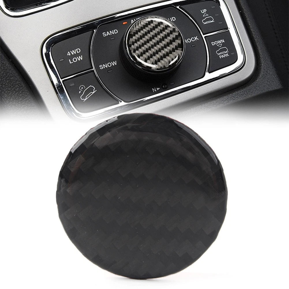 Central Console Knob Button Cover Trim Red for Jeep Grand Cherokee (2011–2022)