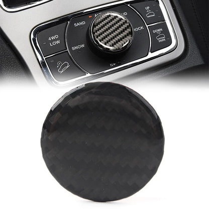 Central Console Knob Button Cover Trim Red for Jeep Grand Cherokee (2011–2022)