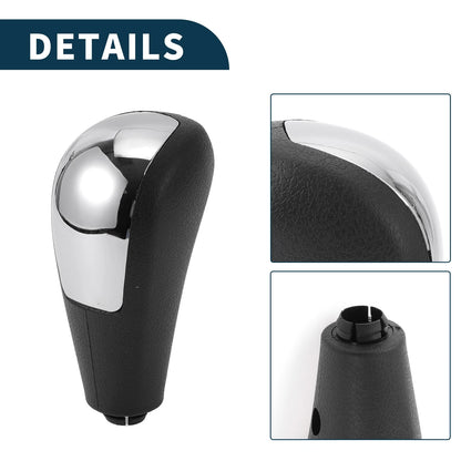 Automatic Gear Shift Knob for Ford Focus MK2 (2005–2012) Plastic Black Silver Tone