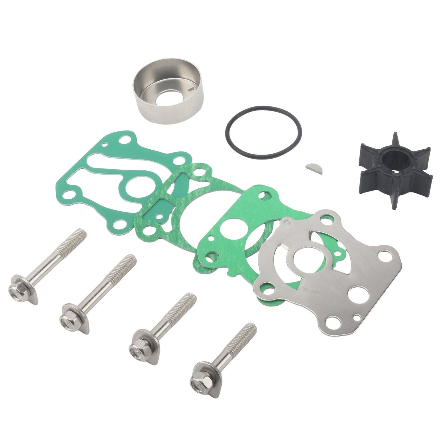 Water Pump Impeller Kit for Yamaha 4-Stroke 50 60 HP (2000–2023)