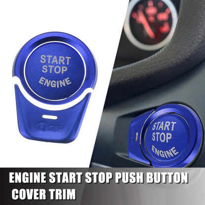 Start Stop Button Cover Kit for BMW 2/3/3GT/4/5/6/7/X1-X4/M2-M5 Blue