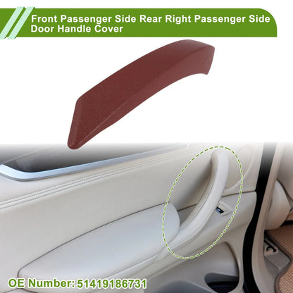 Door Panel Handle Pull Trim Cover for BMW Z4 Red (2009-2016)