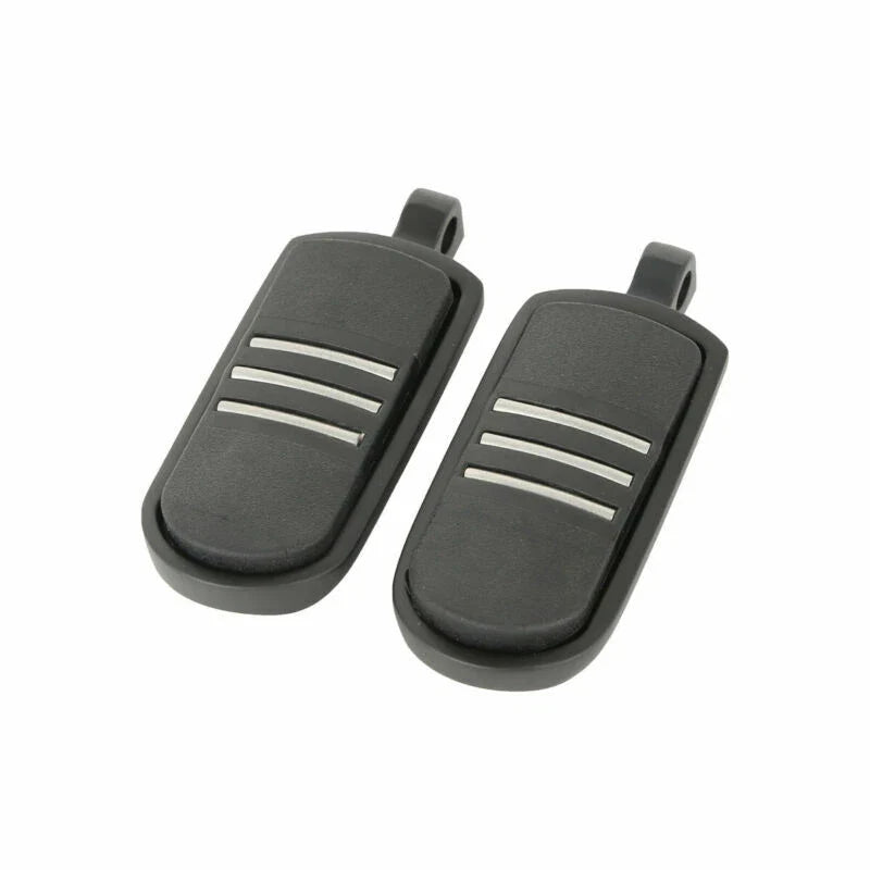 1 1/4'' Matte Long Angled Footpegs Mount Engine Guard Pegstreamliner