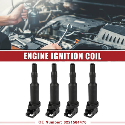 Set of 4 Ignition Coil Packs for BMW 128i (2008–2013)