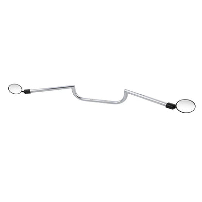 Chrome 7/8" Handlebar & Rear-View Mirrors for Yamaha Cafe Racer
