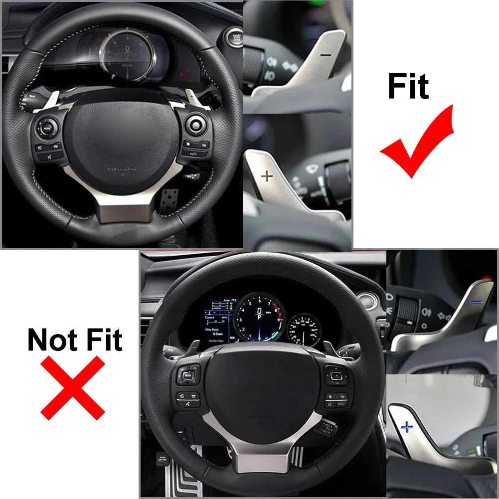 Carbon Fiber Steering Wheel Cover Trim for Lexus IS250 NX200 200t 300h (2014–2020)