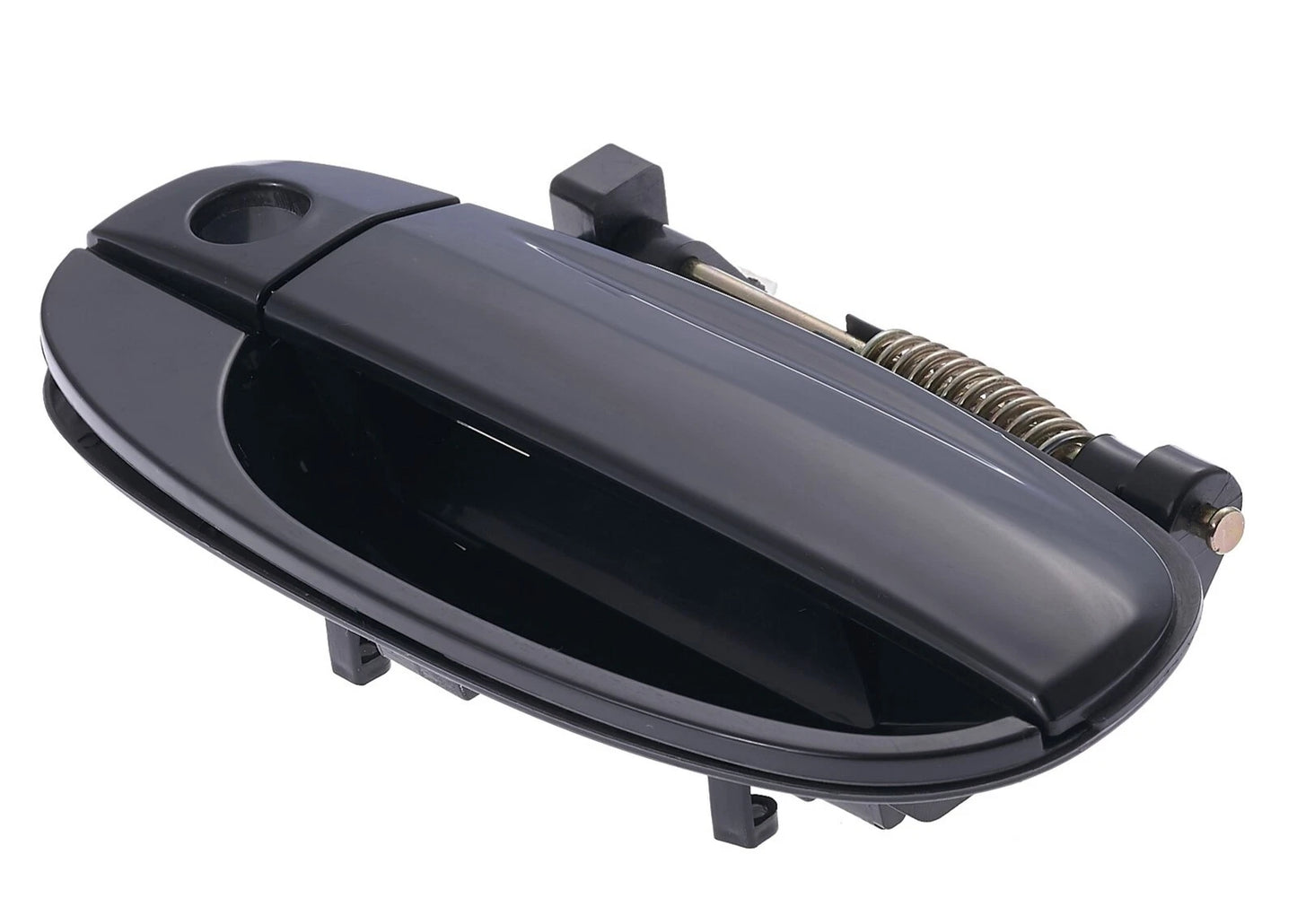 Front Right Outer Door Handle Black for Holden Barina (2005–2011)
