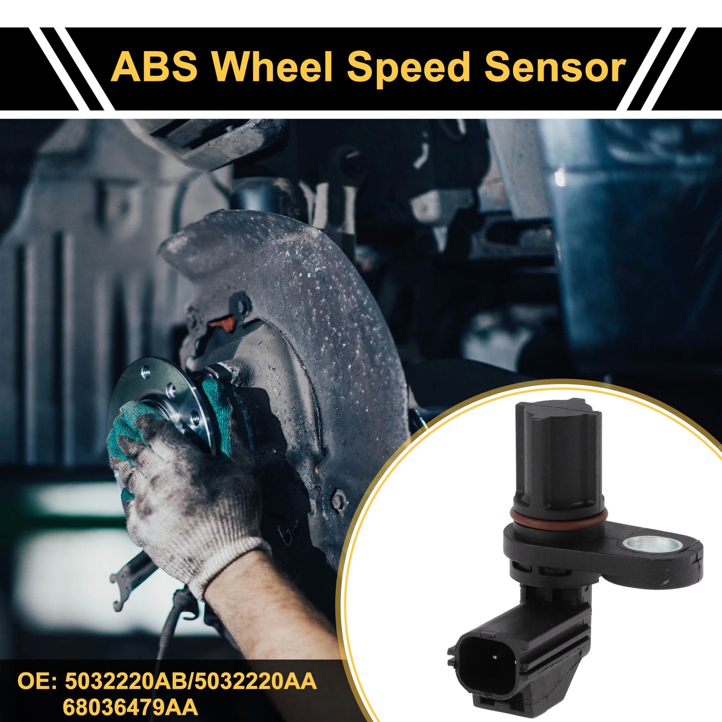 ABS Wheel Speed Sensor No. 5032220AB for Dodge Ram 2500 3500 (2003–2010)