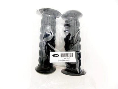 Black Hand Grip Set for Kawasaki KZ1000 (1977-1982) - Left & Right Pair