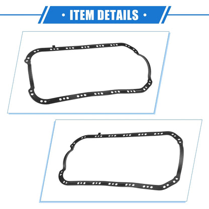Oil Pan Gasket for Honda Civic Del Sol S SI (1996-1997) Rubber Black